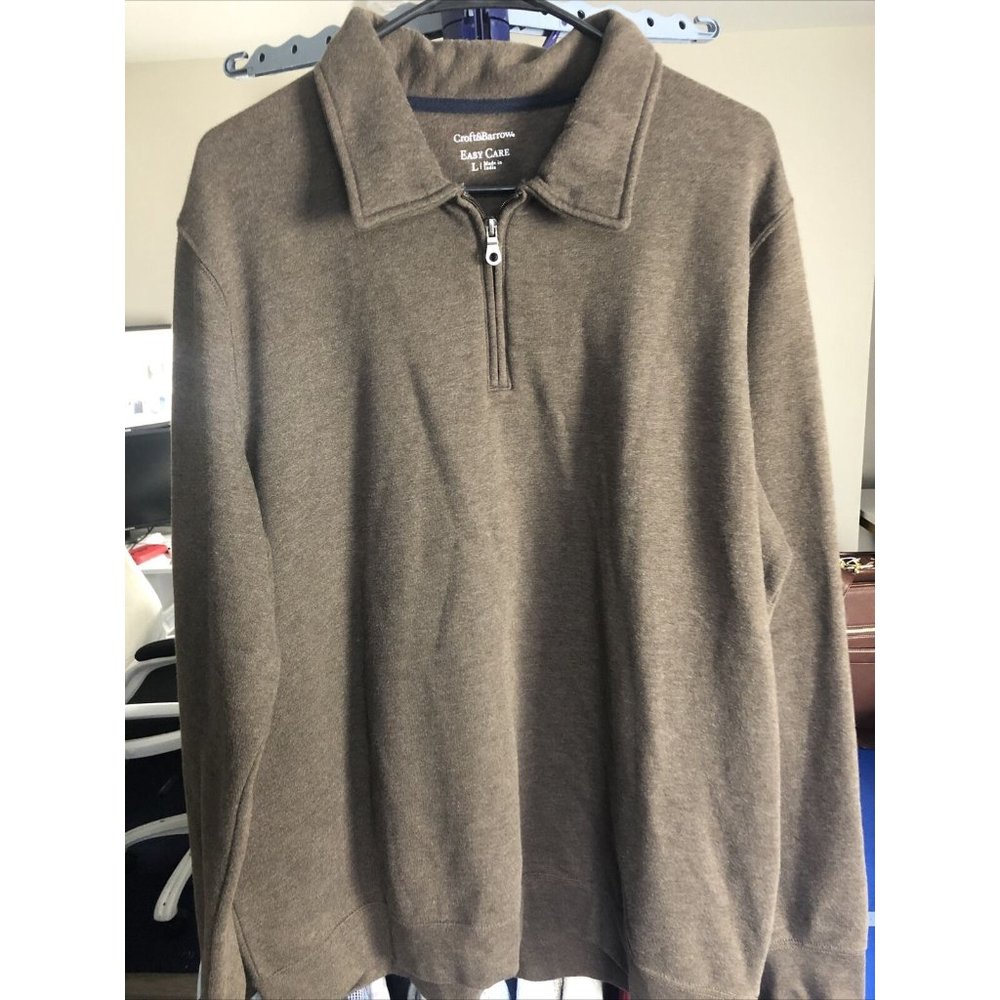 Croft & Barrow Brown Men’s Sweater Size Large